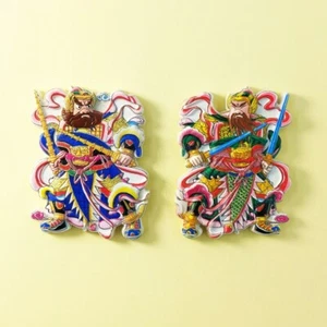 Chinese Door Gods Fridge Magnets Refrigerator Sticker Home Resin China Souvenir - Picture 1 of 7