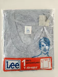 Vintage Lee Blank Permanent Press T Shirt NOS Sealed Deadstock 70s 80s USA Kodel - Picture 1 of 4