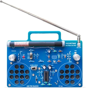 AM/FM Radio Kit | Soldering Project DIY Kit for Practicing Teaching Electronics - Picture 1 of 12