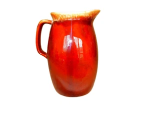 Hull Oven Proof USA pottery brown drip glaze 32 oz pitcher jug - Picture 1 of 10