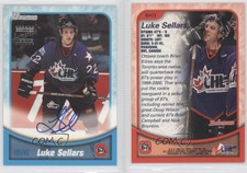 1999-00 Bowman CHL Auto Silver Luke Sellars #BA13 Rookie Auto RC