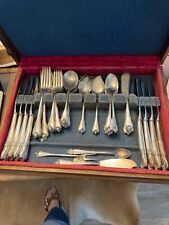 WALLACE GRAND COLONIAL STERLING SILVER FLATWARE  SET 8 SETTINGS   48 TOTAL  PCS