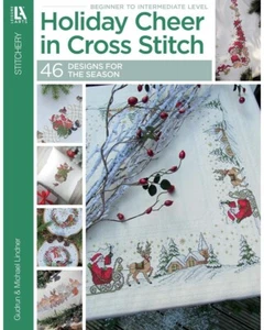 HOLIDAY CHEER Cross Stitch Pattern Book ~ 46 Christmas Designs - Picture 1 of 11
