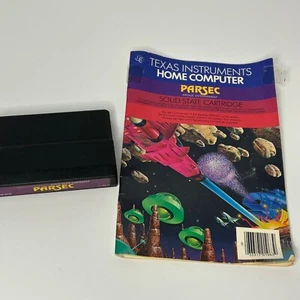 Parsec Texas Instruments Solid State Cartridge And Book 1982 PHM 3112 TI-99/4a - Picture 1 of 4