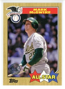 2022 Topps Series 2 1987 Topps All-Star Retro #8 Mark McGwire (A's) - Picture 1 of 1