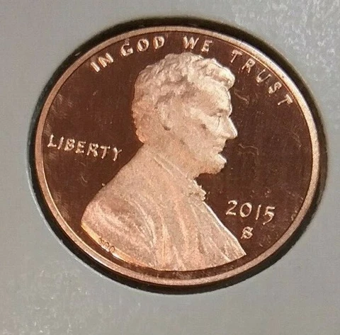 2015 Lincoln Shield Cent  S - Proof - Uncirculated Cover