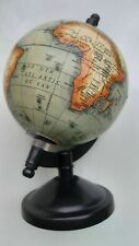Vintage World Globe With Aluminium Base Nautical 8'' World Map Globe Dacorative