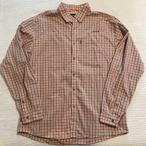 Orvis Herren Large Hemd Langarm Button-Down mehrfarbig kariert kariert gebraucht, in einwandfreiem Zustand - Bild 1 von 10
