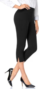Tapata Women's Capri Dress Pants 20.5" Cropped Office Pants with High Waist XL - Picture 1 of 5