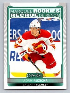 2021-22 UD Series 2 O-Pee-Chee Update Rookies #650 Adam Ruzicka Flames - Picture 1 of 2