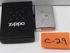 C-29 OLD UNSTRUCK OLD ZIPPO LIGHTER MARTINI DRINK COLLECTABLE - Picture 1 of 2