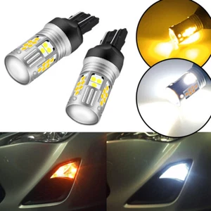Switchback Amber White LED Turn Signal Lights Bulbs For Scion FR-S 2013-2016 - Picture 1 of 12
