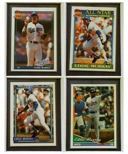 Eddie Murray Lot x4 1991 1992 1994 Los Angeles Dodgers Baseball Cards