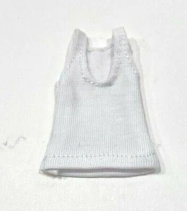 SU-TK-F-WT: 1/12 white tank top for 6" ML, TBLeague female body - Picture 1 of 3