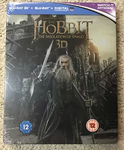 The Hobbit: The Desolation of Smaug 3D STEELBOOK (Blu-ray, UK) RARE OOP - Picture 1 of 5