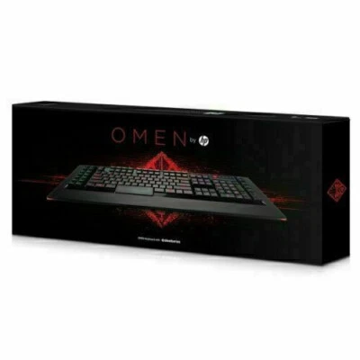 HP Omen Keyboard by SteelSeries, X7Z97AA#ABD, QWERTZ DE Layout - Bild 1 von 3