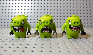 Lego Angry Birds Piggy 1, Piggy 2 & Piggy 3 Minifigures ang002, ang010, ang011 - Picture 1 of 2