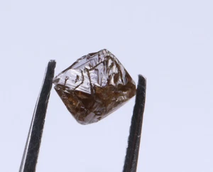 Natural Loose Diamond Rough Raw Crystal Cognac Brown Color Diamond 1.36Carat V17 - Picture 1 of 12