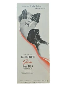 1946 vintage Rita Hayworth as Gilda. Hollywood Movie Star Actress - Picture 1 of 1