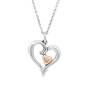 PRE-OWNED JOY OF MY HEART PENDANT & CHAIN 18" - Picture 1 of 1