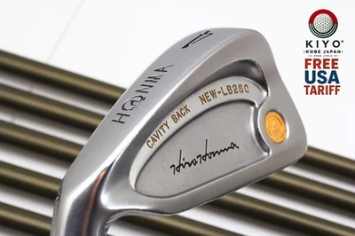 【LEFT】9Pcs HONMA NEW LB 280 24K GP 4S Iron set 4-5-6-7-8-9-10-11-SW R1 RH Irons - Image 1 of 4