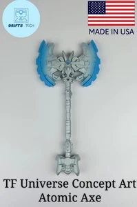 Upgrade Kit Atomic Axe 2 TF Universe for Studio Series Age of the Primes Figures - Picture 1 of 6