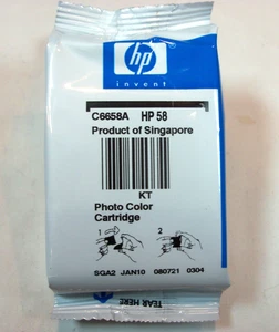 Cartucho de tinta color fotográfico original nuevo HP 58 (C6658AN)  - Imagen 1 de 1