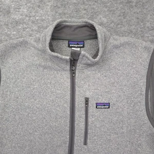 Gilet maglione Patagonia Better taglia XL full zip grigio pile senza maniche zip - Foto 1 di 8