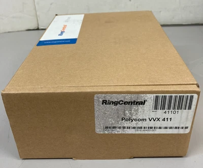 RingCentral / Polycom VVX 411 Business Media Phone 2314-48450-001 - New - Image 1 of 3