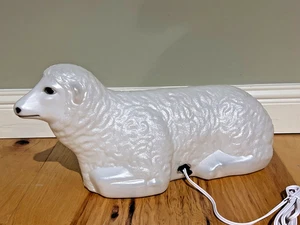ADITIVO PERLA Oveja Cordero General Espuma 19 in Molde Soplado Navidad Belén Animal - Imagen 1 de 7