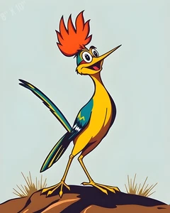 Roadrunner Pop Art 8x10 Druck - Bild 1 von 1