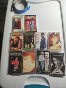 Lot Of 10 Sealed Country / Folk Cassettes Free Shipping - Picture 1 of 9