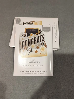 Hallmark Paper Wonder Pop Up Cards "Congrats"-"There's no Stopping You Now!" 3pk - Image 1 of 2