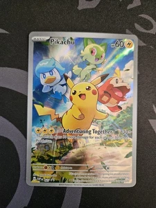 Pikachu 027 Sv: Scarlet & Violet Promo Cards Holo NM - Picture 1 of 6