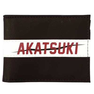 Cartera plegable de nailon con apliques de PU Naruto Shippuden Akatsuki Foto 1 de 4