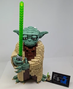 LEGO Star Wars YODA 75255 Complete Build w/ Minifigure Plaque (No Box or Manual) - Picture 1 of 10