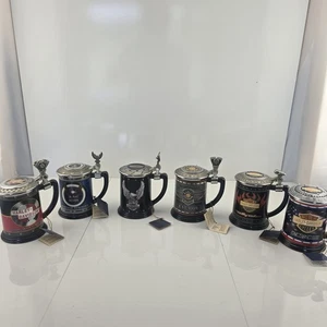 Tazas de coleccionista Harley Davidson Franklin como nuevas - Juego de 6 - Imagen 1 de 17