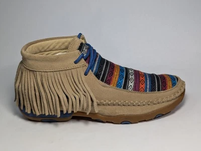 Botas Twisted X Mocasines con Flecos Diseño Suroeste WDM0064 Para Mujer Talla 6.5 M Foto 1 de 4