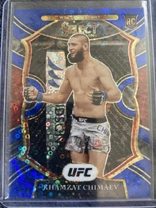2021 Select UFC Khamzat Chimaev Disco Prizm Rookie R - Picture 1 of 2