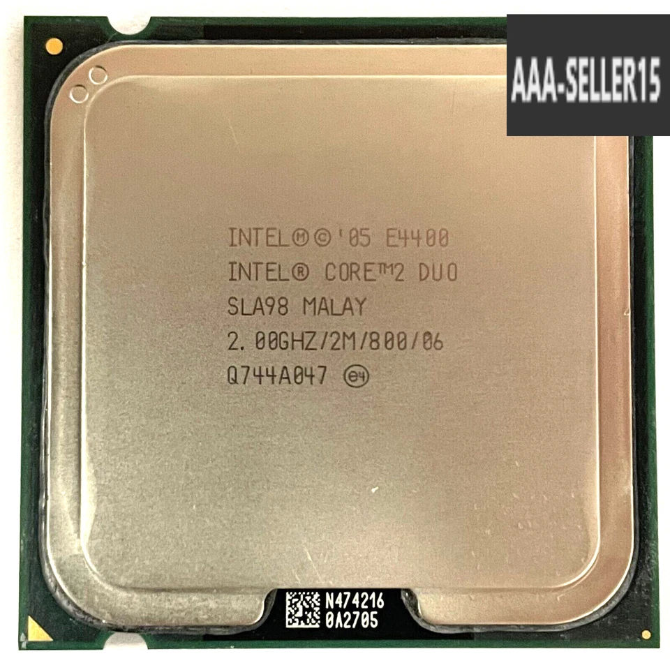 Intel Core 2 Duo E4400 2.00GHz 2-Core LGA775 Desktop Processor SLA3F SLA5F SLA98 - Image 1 of 1
