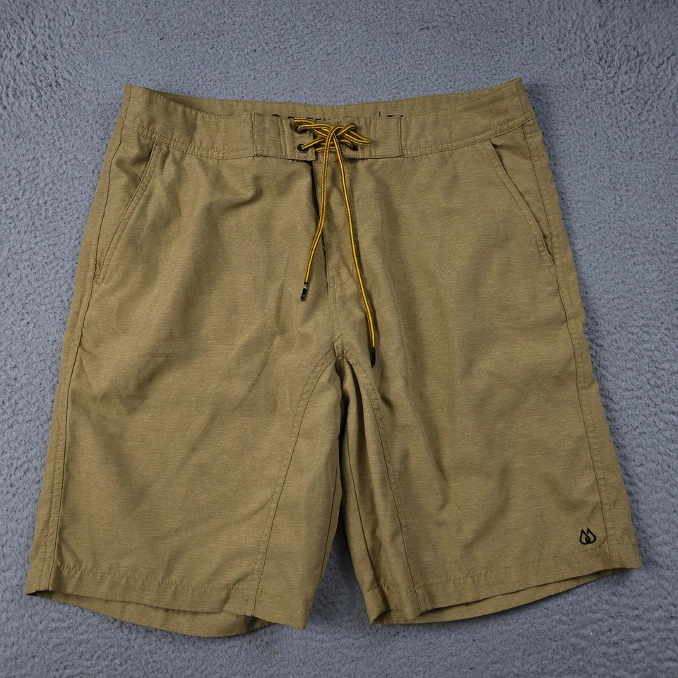 Pantalones Cortos Freeworld Para Hombre 34 Marrón Ligero Exterior Patinador Suelto Híbrido Absorbente Foto 1 de 4