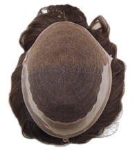 PROTESI CAPELLI VERI FRONT LACE FERRO DI CAVALLO CON CAPELLI VERGINI
