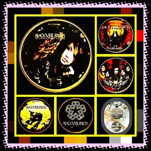 BLACK VEIL BRIDES HEART OF FIRE COLLECTION OF KEYCHAINS LOT OF FIVE - Picture 1 of 7