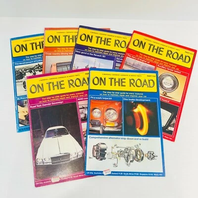 On the Road Magazine Lot x 6 – 1970s Vintage Car Motoring Enthusiast - Image 1 of 4