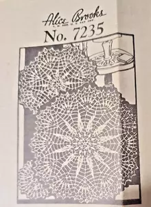 #7235 AB Vintage Patrón DOILY a Crochet (Reproducción) - Imagen 1 de 5