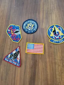 Lot Of US Air force PATCHES Scat Pack 63rd TAC FIR So 27th CrS - Picture 1 of 5