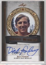 2012 Leaf Legends of Sport Award Winners Auto Bronze Dick Fosbury #AW-DF1 Auto