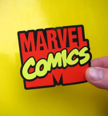 Marvel Logo Fridge Flex Magnet Retro Comics 1980s Magnet for Car, Truck, Fridge - Image 1 of 4