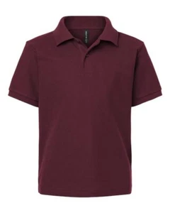 AllPro 62800Y Youth Pique Polo - Picture 1 of 15