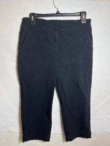 Pantalones Cortos Capri de Golf Izod para Mujer 6 Negros Bolsillos Pantalones Cortos Aire Libre Ocio Atlético - Imagen 1 de 5